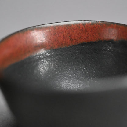 Guinomi Set: Morino, Yanagihara, and Miyanaga ー“参盃”, 森野 泰明 “黒銹” / 柳原 睦夫 “彩釉” / 宮永 理吉 “影青”