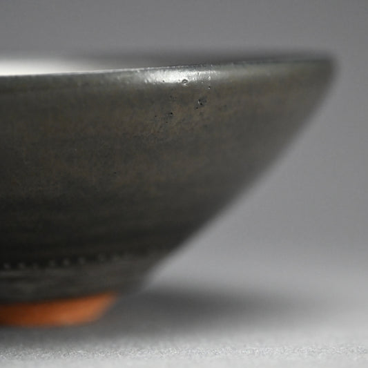 Silver Glazed Chawan Tea Bowl ー森野 泰明 “白銀彩 茶碗”