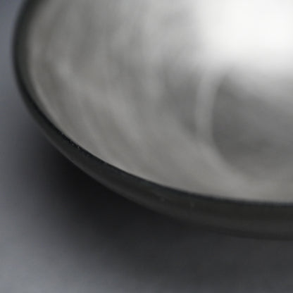 Silver Glazed Chawan Tea Bowl ー森野 泰明 “白銀彩 茶碗”