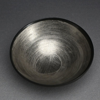 Silver Glazed Chawan Tea Bowl ー森野 泰明 “白銀彩 茶碗”