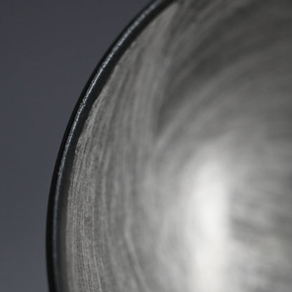 Silver Glazed Chawan Tea Bowl ー森野 泰明 “白銀彩 茶碗”