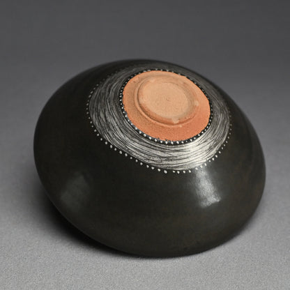 Silver Glazed Chawan Tea Bowl ー森野 泰明 “白銀彩 茶碗”