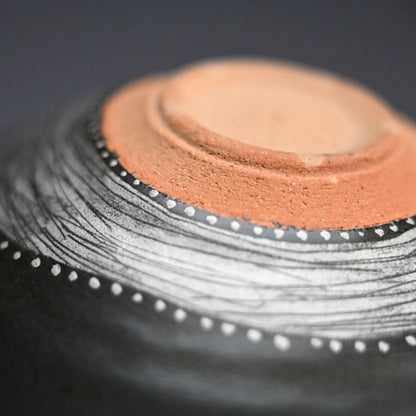 Silver Glazed Chawan Tea Bowl ー森野 泰明 “白銀彩 茶碗”