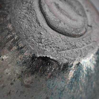 Spectacular Tenmoku Tea Bowl ー林 恭助 “燿変滴彩椀”