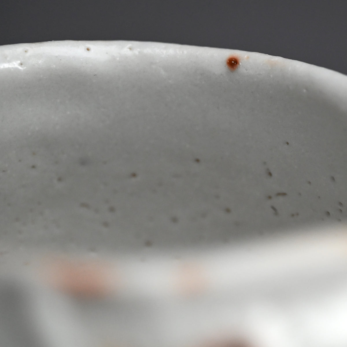 Snow White Shino Chawan Tea Bowl ー堀 一郎 “志野 茶盌”
