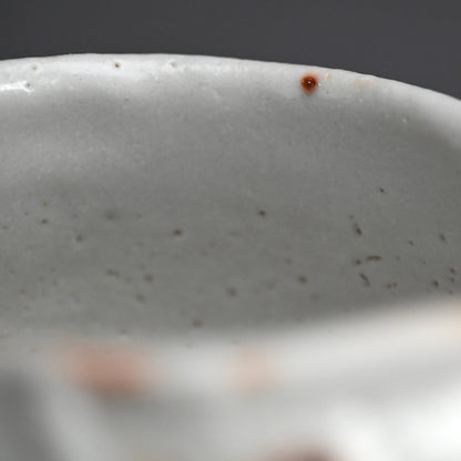 Snow White Shino Chawan Tea Bowl ー堀 一郎 “志野 茶盌”
