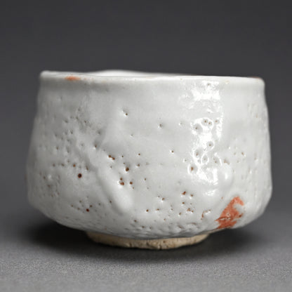 Snow White Shino Chawan Tea Bowl ー堀 一郎 “志野 茶盌”