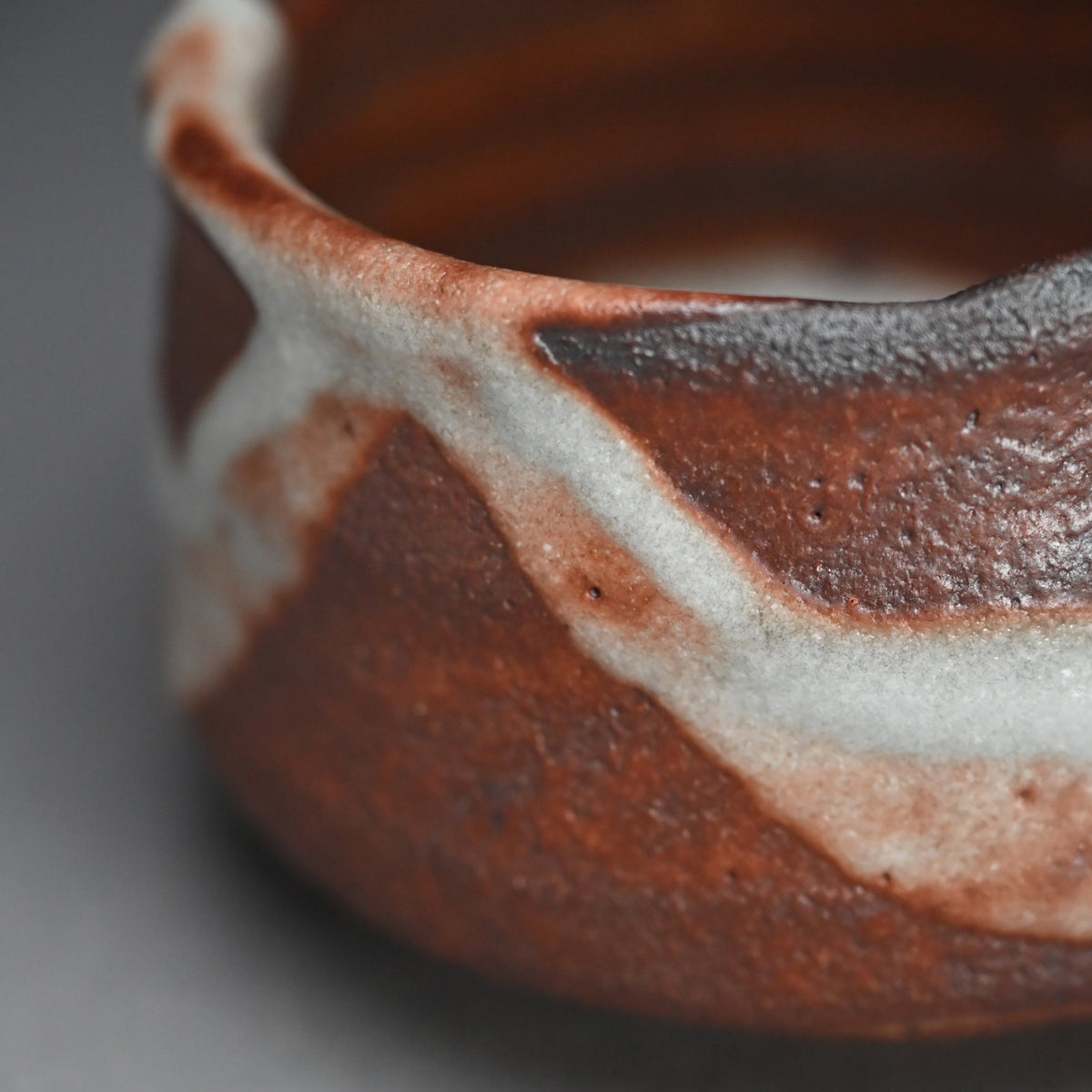 Shino Chawan Tea Bowl celebrating 100 years ー水埜 古麦 "志野茶碗"
