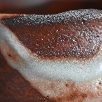 Shino Chawan Tea Bowl celebrating 100 years ー水埜 古麦 "志野茶碗"