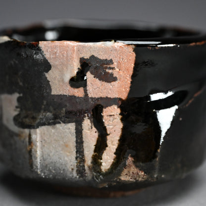 Fantastic Black Chawan Tea Bowl ー高内 秀剛 “鉄絵黒茶碗”