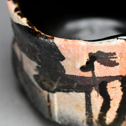 Fantastic Black Chawan Tea Bowl ー高内 秀剛 “鉄絵黒茶碗”