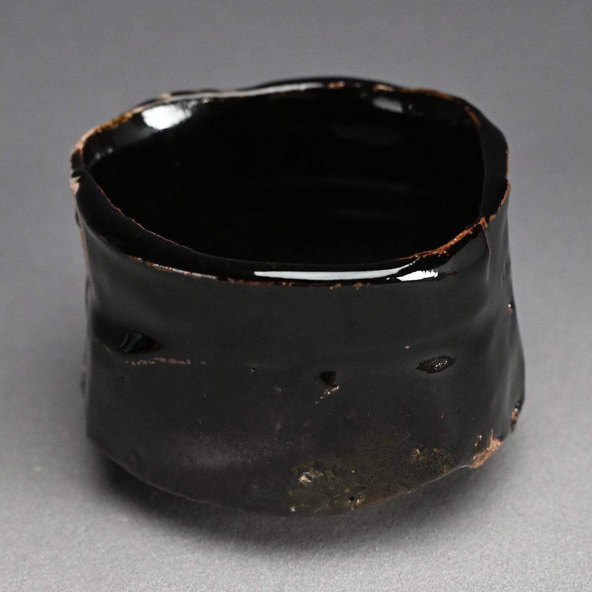Fantastic Black Chawan Tea Bowl ー高内 秀剛 “鉄絵黒茶碗”
