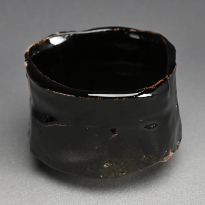 Fantastic Black Chawan Tea Bowl ー高内 秀剛 “鉄絵黒茶碗”