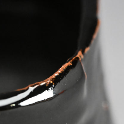Fantastic Black Chawan Tea Bowl ー高内 秀剛 “鉄絵黒茶碗”
