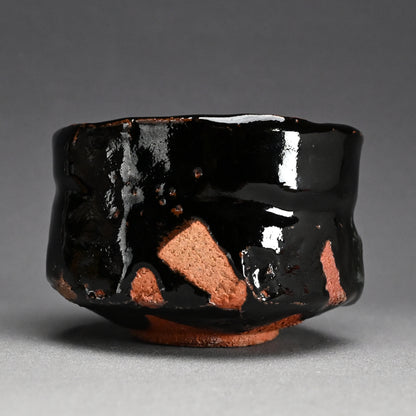 Fantastic Black Chawan Tea Bowl ー高内 秀剛 “鉄絵黒茶碗”