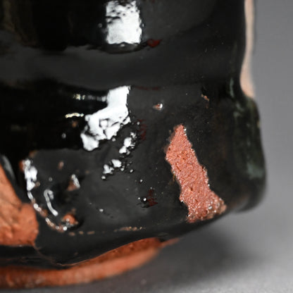 Fantastic Black Chawan Tea Bowl ー高内 秀剛 “鉄絵黒茶碗”