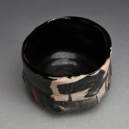 Fantastic Black Chawan Tea Bowl ー高内 秀剛 “鉄絵黒茶碗”