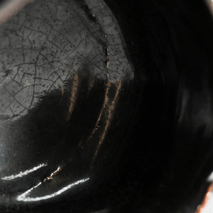 Fantastic Black Chawan Tea Bowl ー高内 秀剛 “鉄絵黒茶碗”