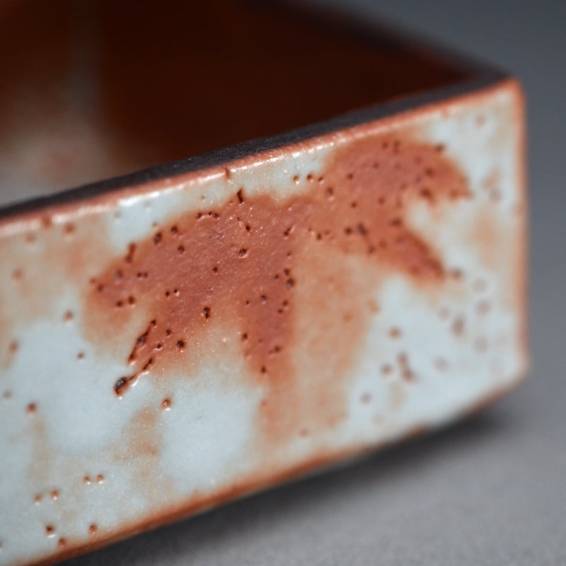 LNT Tobako Ceramic Box with Autumn Leaves ー鈴木 蔵 “志埜 陶筥”