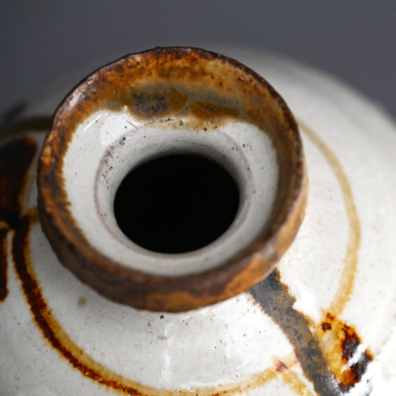 Exquisite Bottle Vase by LNT ー田村 耕一 “鉄絵壺”