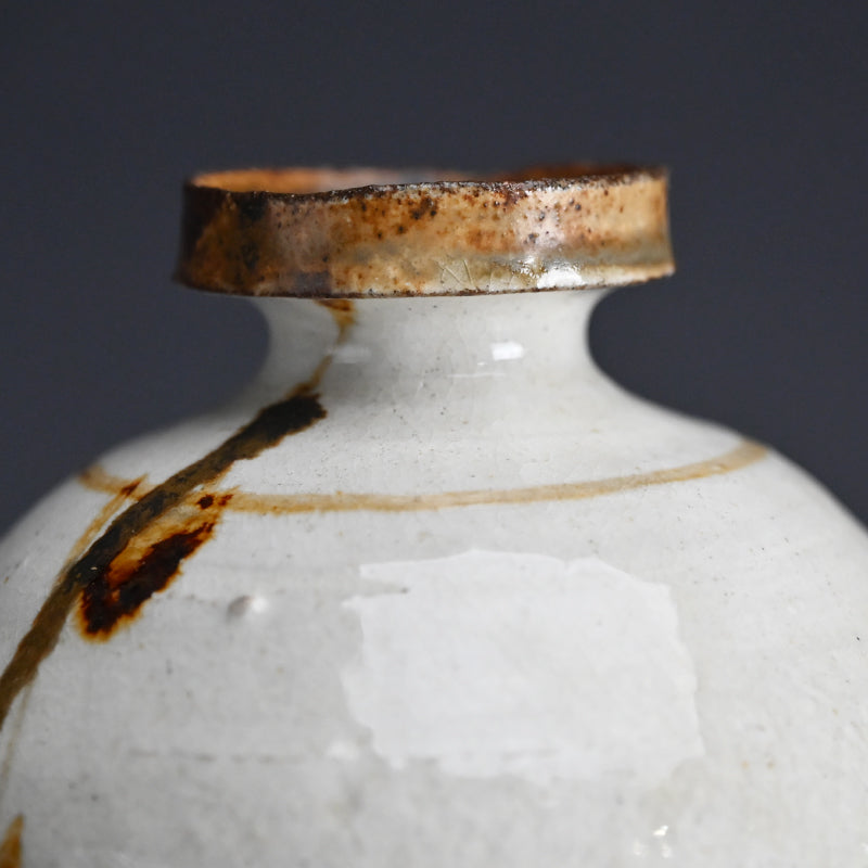 Exquisite Bottle Vase by LNT ー田村 耕一 “鉄絵壺”