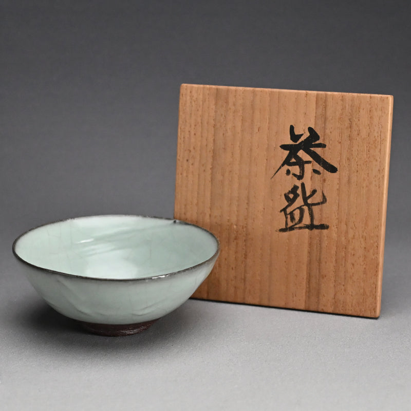 LNT Flaring Celadon Chawan Tea Bowl ー清水 卯一 “茶盌”