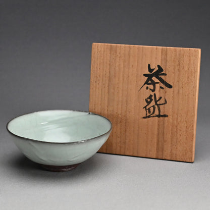 LNT Flaring Celadon Chawan Tea Bowl ー清水 卯一 “茶盌”