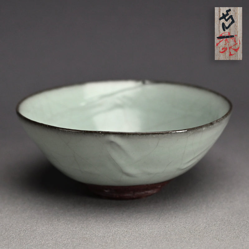 LNT Flaring Celadon Chawan Tea Bowl ー清水 卯一 “茶盌”
