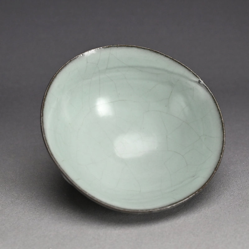 LNT Flaring Celadon Chawan Tea Bowl ー清水 卯一 “茶盌”