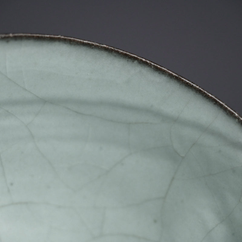 LNT Flaring Celadon Chawan Tea Bowl ー清水 卯一 “茶盌”