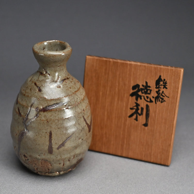 LNT Tokkuri Sake Flask ー清水 卯一 “鉄絵徳利”