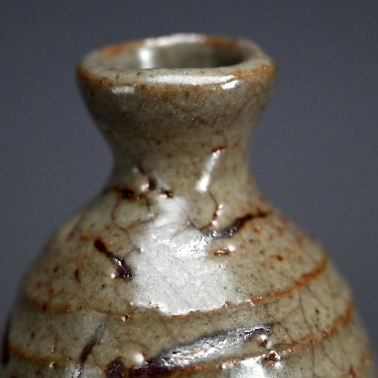 LNT Tokkuri Sake Flask ー清水 卯一 “鉄絵徳利”