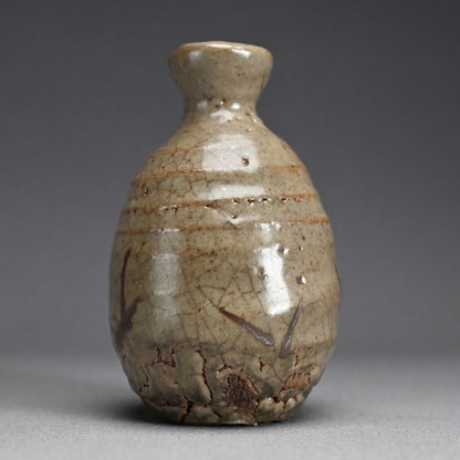LNT Tokkuri Sake Flask ー清水 卯一 “鉄絵徳利”