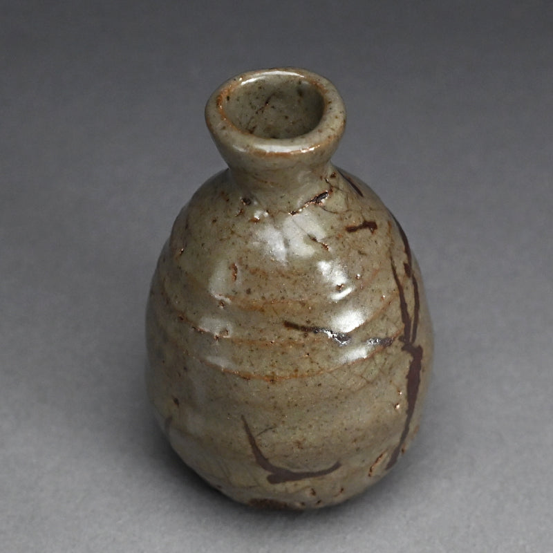 LNT Tokkuri Sake Flask ー清水 卯一 “鉄絵徳利”