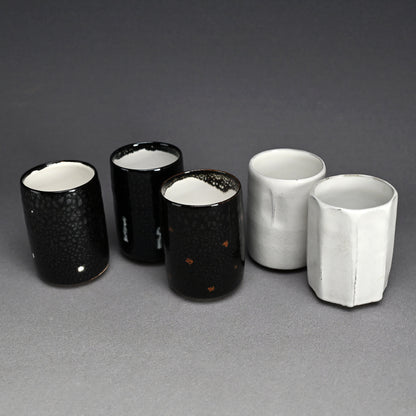 LNT 5 pc Yunomi Tea Cup Set ー清水 卯一 “五客 湯呑”