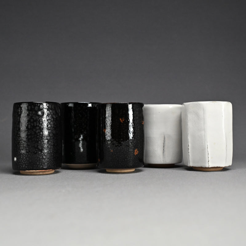 LNT 5 pc Yunomi Tea Cup Set ー清水 卯一 “五客 湯呑”