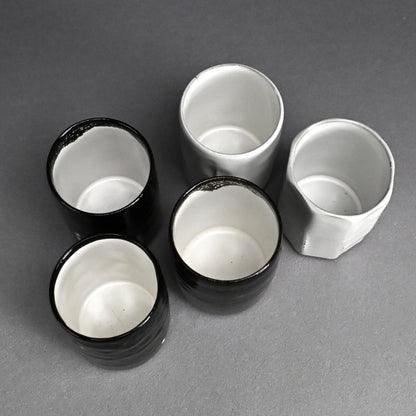 LNT 5 pc Yunomi Tea Cup Set ー清水 卯一 “五客 湯呑”