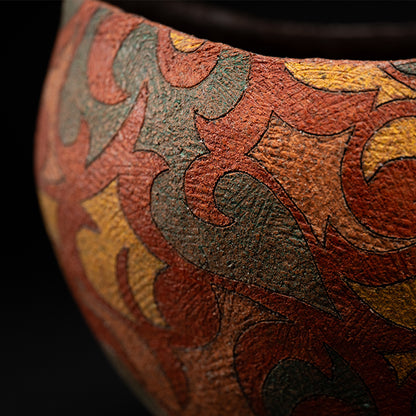Flame Colored Vase ー加古 勝己 “風刻”