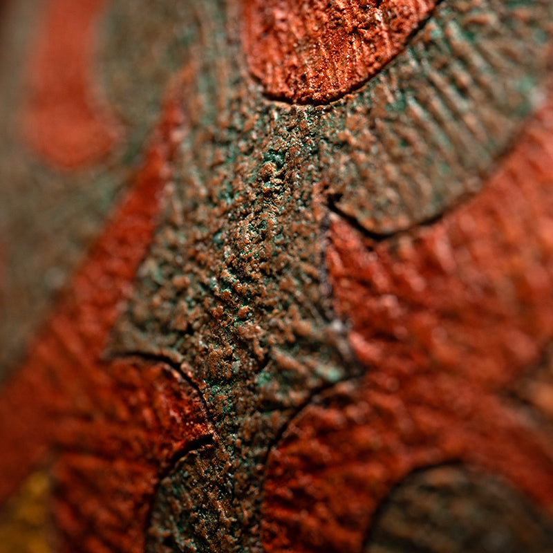Flame Colored Vase ー加古 勝己 “風刻”