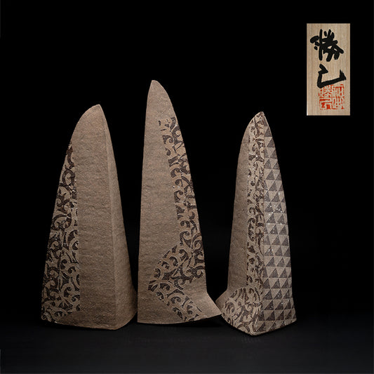 Sculpture Set, 3 Towers ー加古 勝己 “倭陶”
