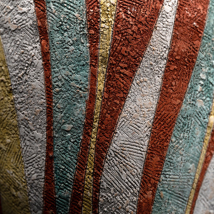 Unusually Colorful Vase ー加古 勝己 “彩陶”