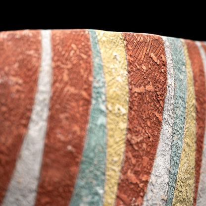Unusually Colorful Vase ー加古 勝己 “彩陶”