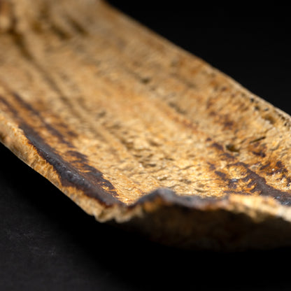 Ash Glazed Serving Plate ー加古 勝己 “灰被雫紋大皿”