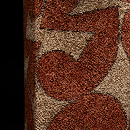 Contemporary Japanese Ceramic Vase ー加古 勝己 “灰赫陶”