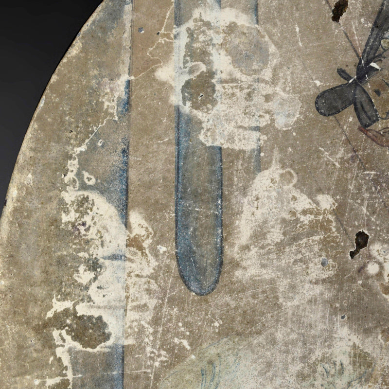 非常に珍しい江戸時代の日本のアンティーク扇子