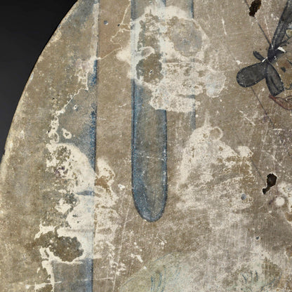 非常に珍しい江戸時代の日本のアンティーク扇子