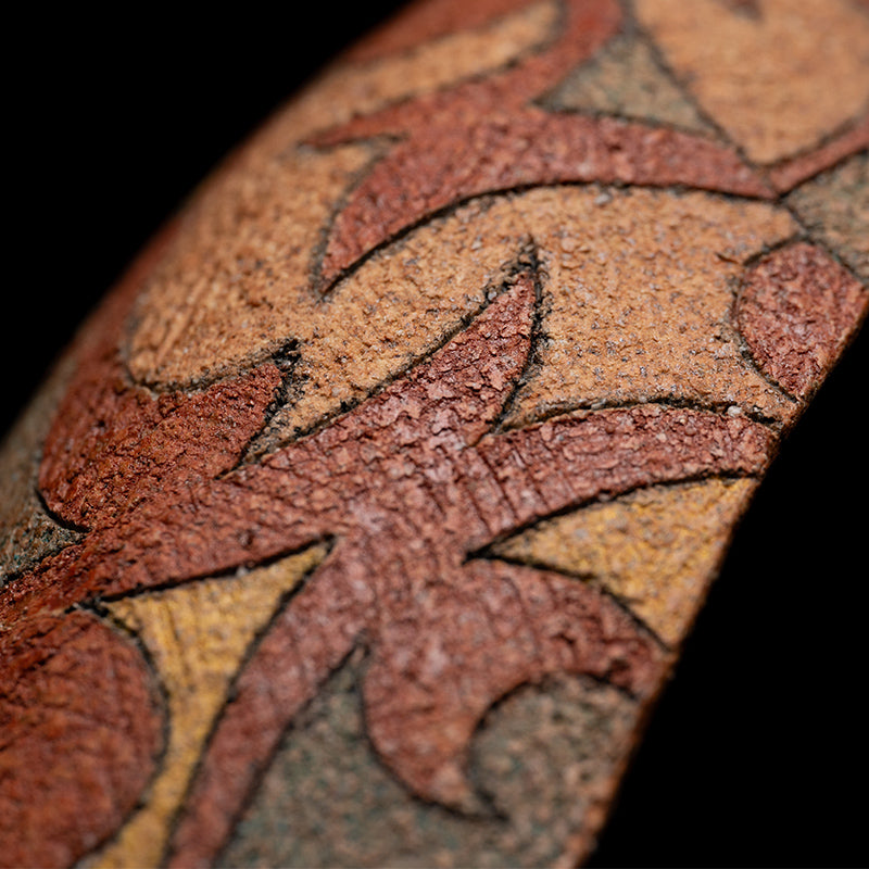 Wind Sculpted Ceramic Ring, 2023 ー加古 勝己 “風刻”