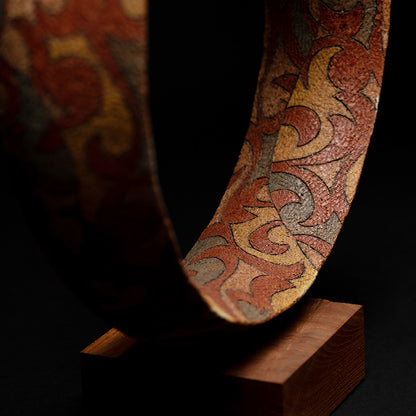 Wind Sculpted Ceramic Ring, 2023 ー加古 勝己 “風刻”