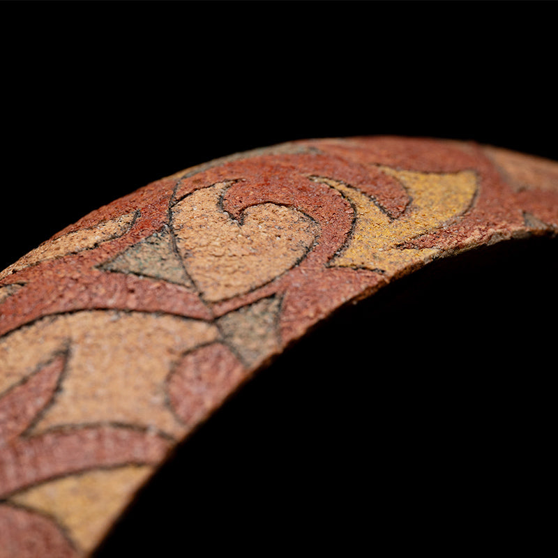 Wind Sculpted Ceramic Ring, 2023 ー加古 勝己 “風刻”
