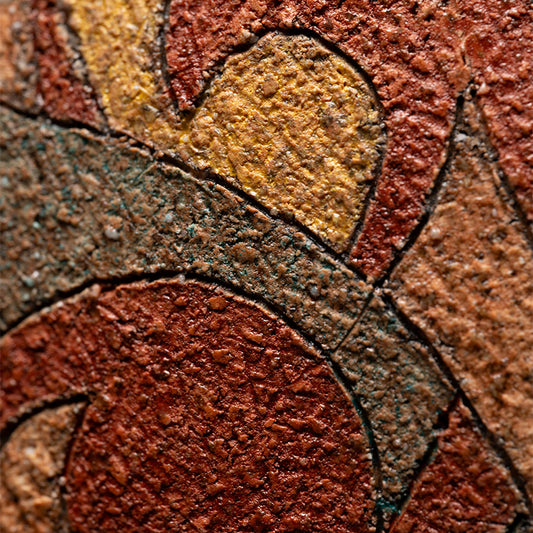 Wind Sculpted Ceramic Ring, 2023 ー加古 勝己 “風刻”